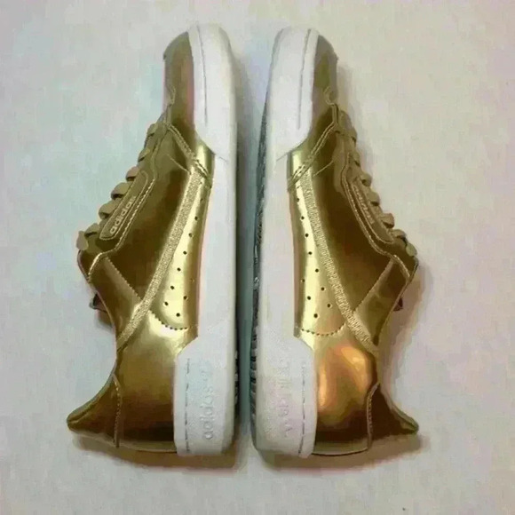 ADIDAS Continental 80 Shoe Metallic With Retro Fitness Style Womens Size 8.5 - Picture 9 of 12
